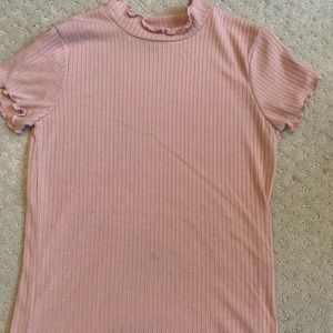 Pink turtle neck shirt